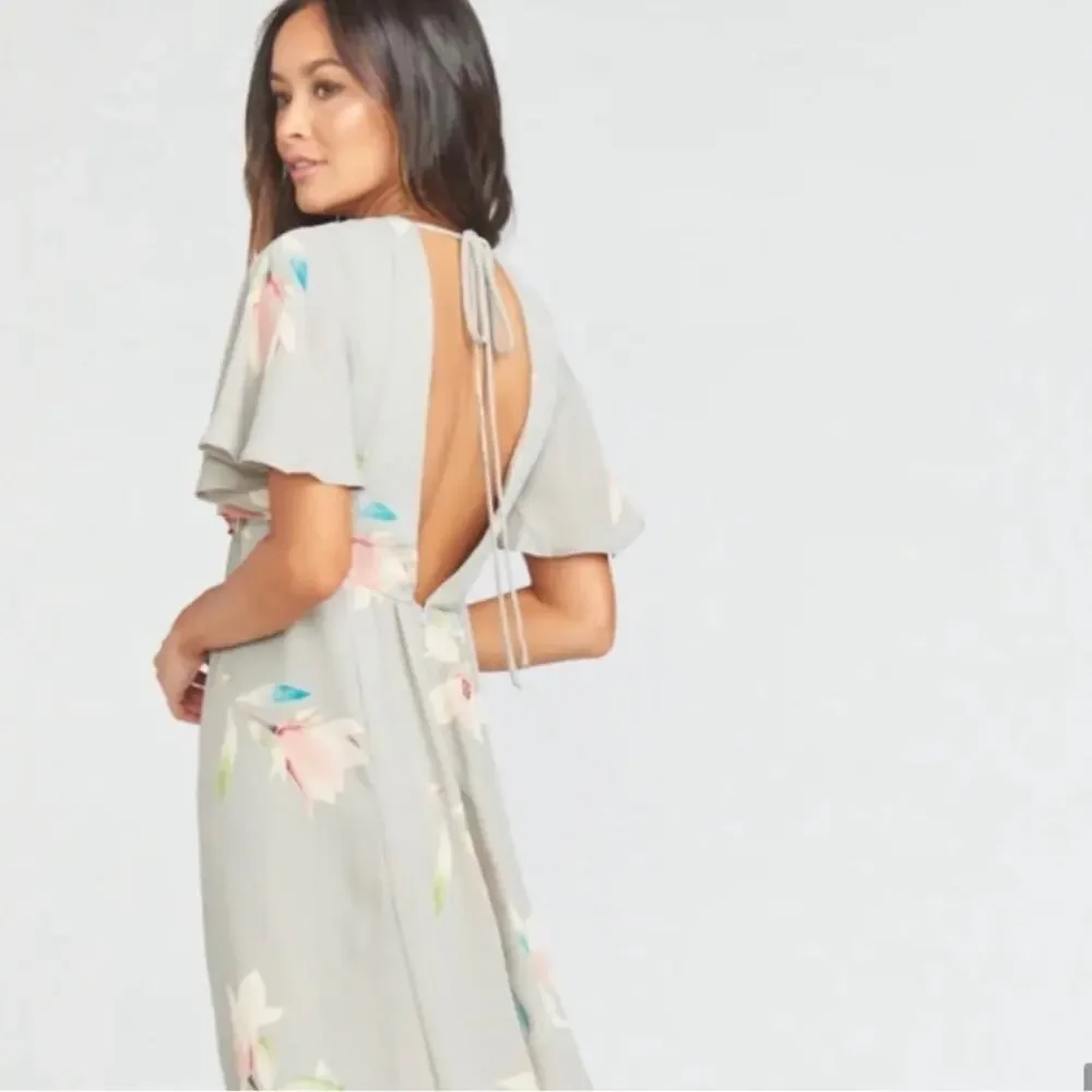 Show Me Your Mumu Faye Flutter Floral Maxi Empire Waist dress, size small - Picture 2 of 10